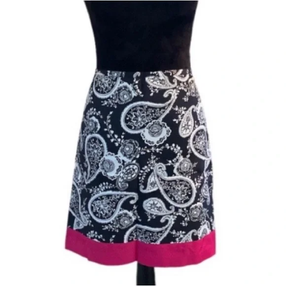 LOFT Paisley Skirt - Picture 4 of 12